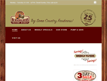 Tablet Screenshot of burkholdersmarket.com
